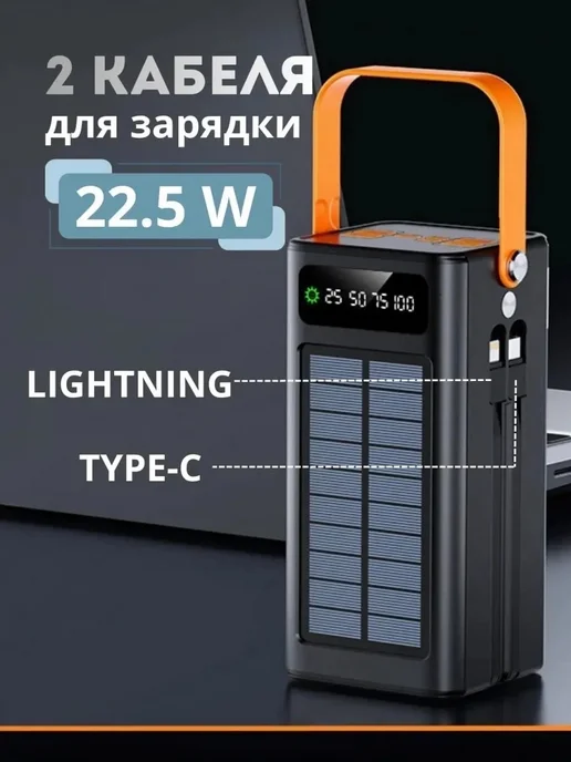 Power bank 100 000 мАч Внешний аккумлятор, 0 мАч, фото 2