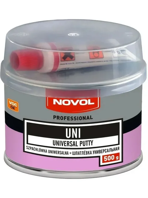 Novol Unisoft Шпатлёвка универсальная UNI 500 г, 500 г