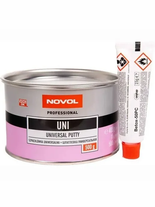 Novol Unisoft Шпатлёвка универсальная UNI 500 г, 500 г, фото 2