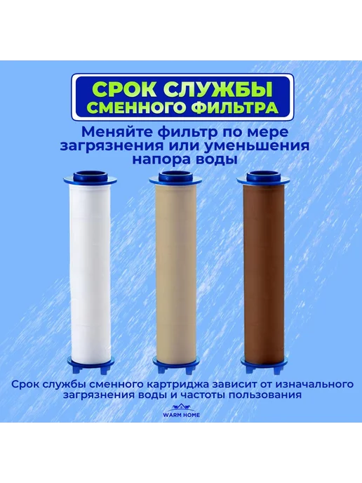 Сменные картриджи для душевой лейки, длина 95 мм,10шт, 10 шт, фото 5