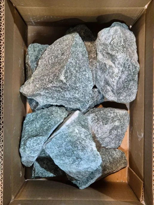 Камни для бани и сауны. Жадеит колотый, фракция 7-15 см, ве, вариант, фото 6