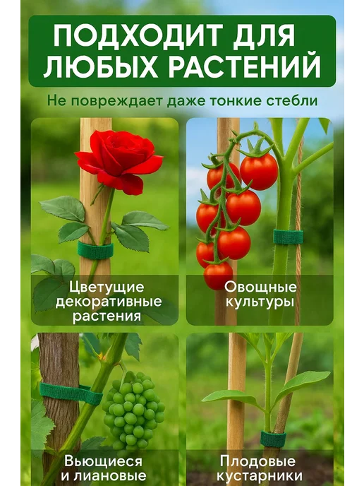 Подвязка для растений,3шт, 3 шт, фото 5