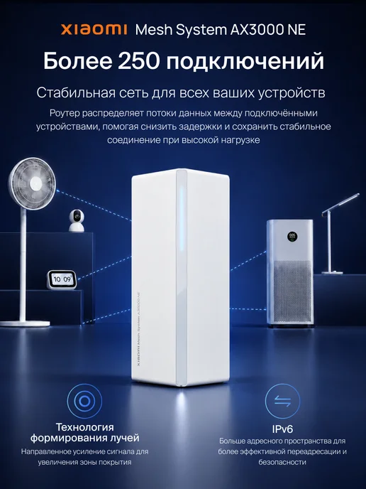 Xiaomi Роутер Wi-Fi Mesh Sistem AX3000 NE RU, вариант, фото 5