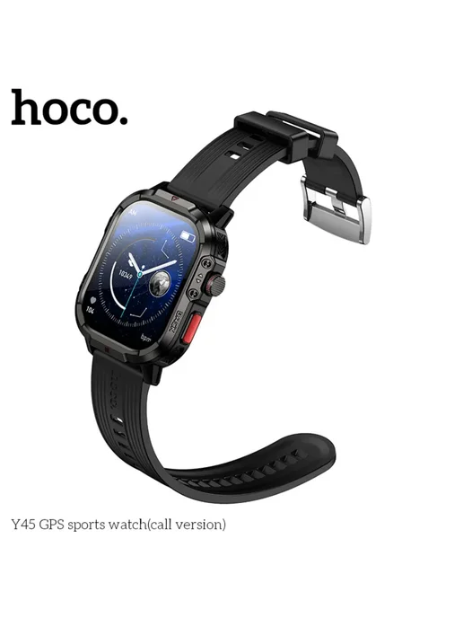 HOCO Смарт-часы Y45 GPS с Bluetooth-звонками, черный, фото 8