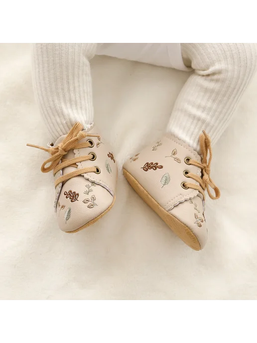 Kidsun Пинетки для девочки, бежевый, фото 5