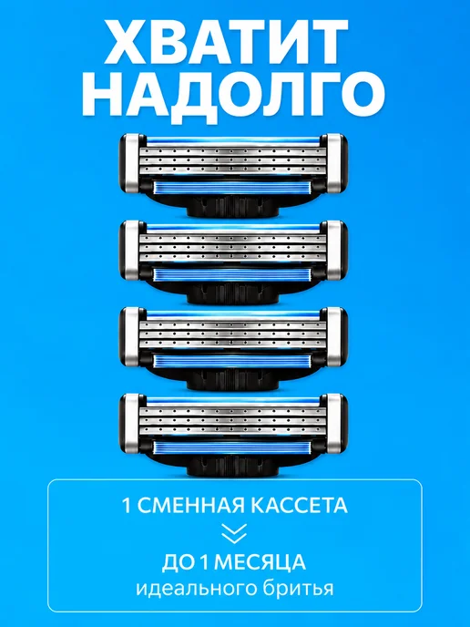 Кассеты для бритья совместимые с Fusion5, 12 шт, 12 шт, фото 4