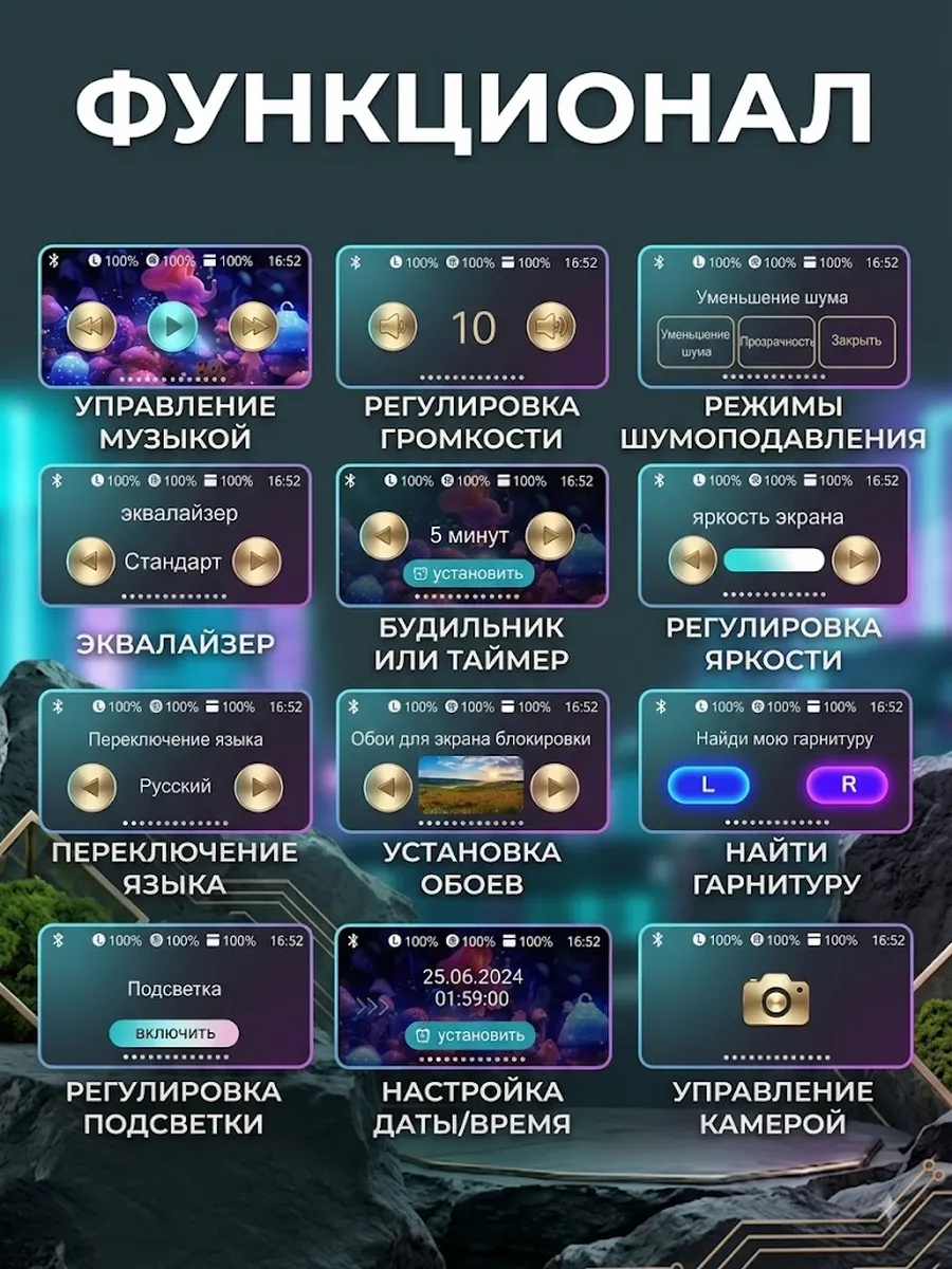 Наушники беспроводные с микрофоном Hoco EW72 — фото 4