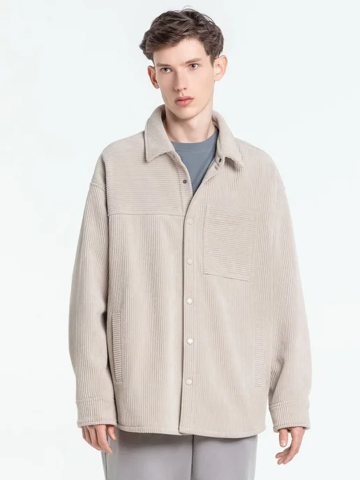 Рубашка оверсайз с длинным рукавом Corduroy Shirt