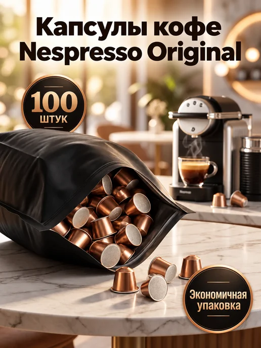 Magic Barista Капсулы для кофемашины Nespresso 100 шт. вкус Espresso, 100 шт
