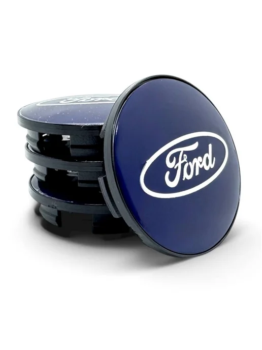 Колпачки на литые диски RAPID, К&К, ВИКОМ 55 62 FORD, синий, фото 2