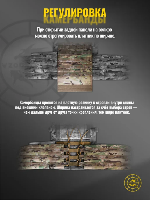 WZoR-Armor Бронежилет "Зевс" с баллистикой СВМПЭ бр1 (24 слоя), зеленый, фото 8