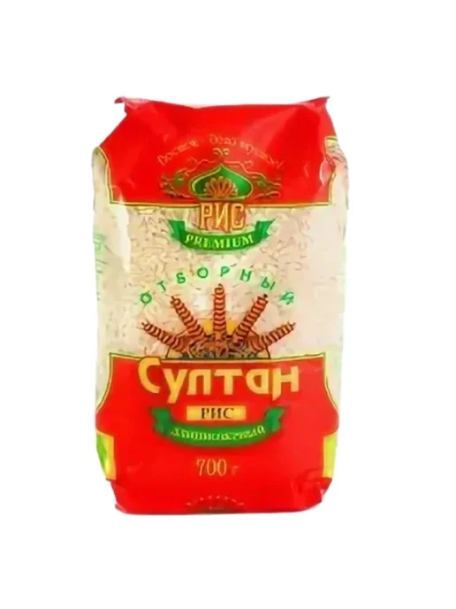 Султан Крупа Рис отборный длиннозерный, 700 г, 700 г
