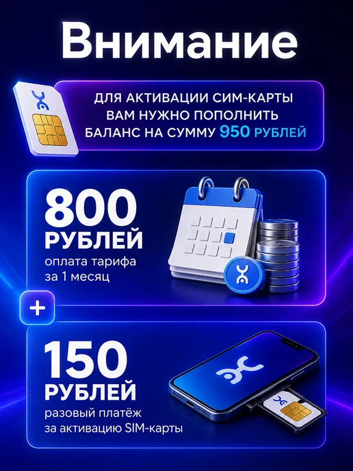 Sim - карта YOTA Выгодное решение, вариант, фото 3