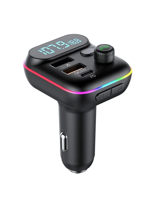Автомобильный Bluetooth-плеер FM-трансмиттер с быстрой заряд, вариант, фото 4