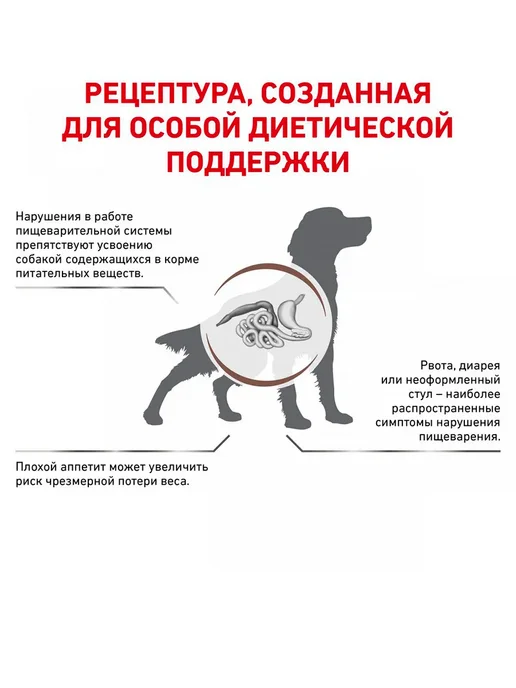 Сухой корм Royal canin Gastrointestinal Dog для собак, 2 кг, фото 5