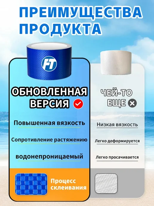 FEITE TAPE Набор для ремонта паруса, вариант, фото 2