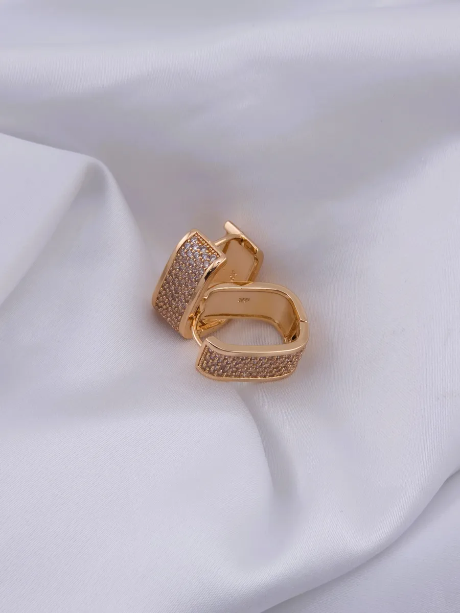 Серьги классические повседневные, 1,6 см.