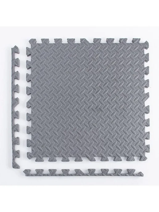 ПВХ напольная плитка 30x30 см, серая, 10 мм, 30x30 см