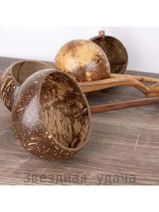 Ковш для бани из скорлупы кокоса, 0.78 л, 780 мл, фото 2