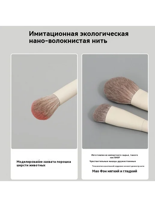 Набор кистей для макияжа, вариант, фото 6