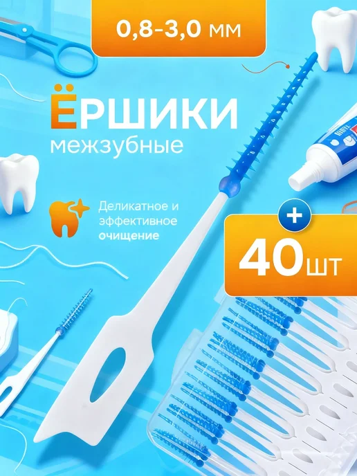 Межзубный ершик, вариант