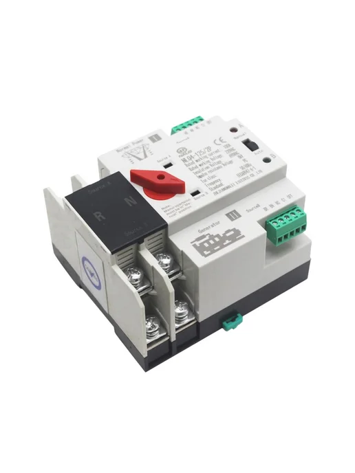 Переключатель резерва питания 100А для электрики, вариант, фото 2