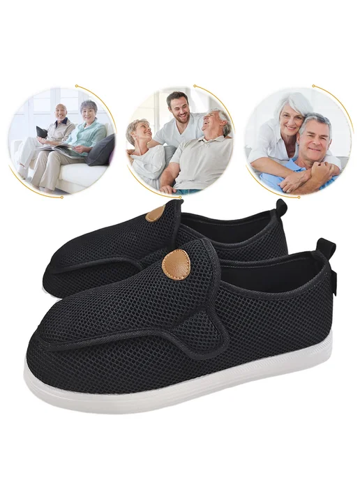 Диабетические мужские ботинки Extra Wide черные 45, черный, фото 3