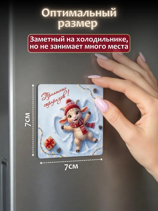 Proestetika Новогодние магниты на холодильник 12 шт, 12 шт, фото 4