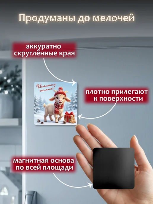 Proestetika Новогодние магниты на холодильник 12 шт, 12 шт, фото 5