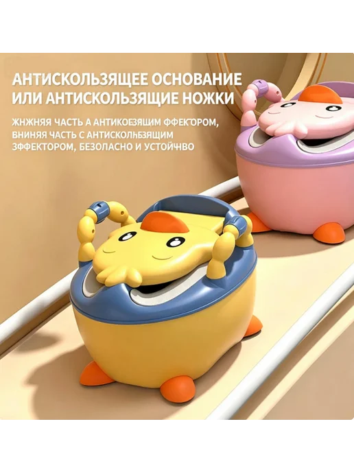 горшок детский со съемной чашей, желтый, фото 3