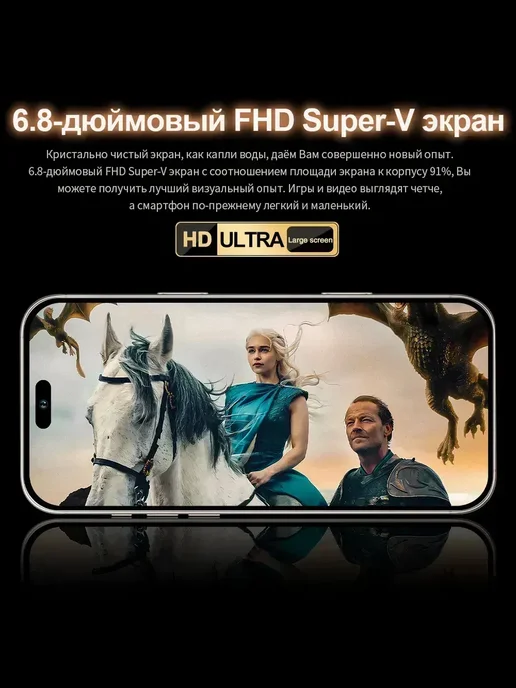 Смартфон Pro Max Sjnavosw2212 12/512 ГБ, белый, фото 3