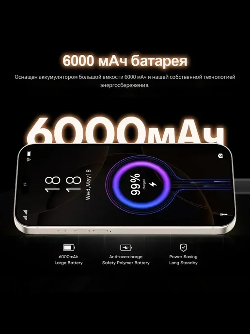 Смартфон Pro Max Sjnavosw2212 12/512 ГБ, черный, фото 7