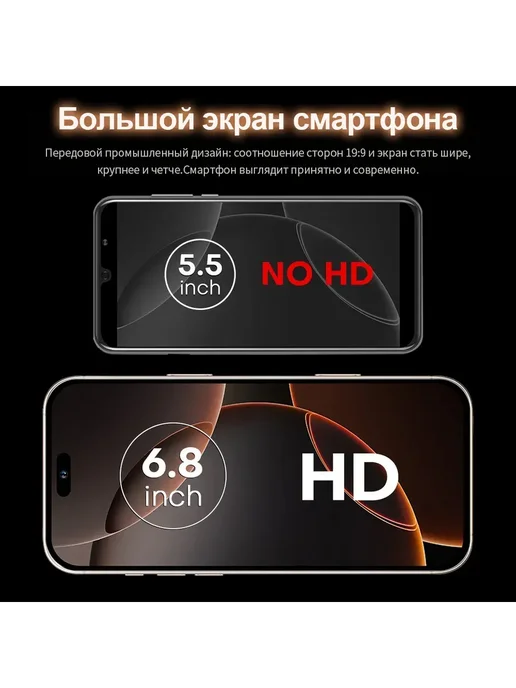 Смартфон Pro Max I16 Pro Max 12/512 ГБ, черный, фото 7