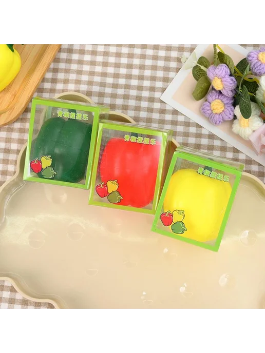 Игрушка-антистресс перец, силиконовая, для снятия стресса, вариант, фото 5
