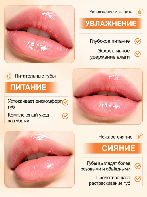 Нет бренда Смягчающий И Увлажняющий Бальзам Для Губ С Цитрусовым, вариант, фото 3
