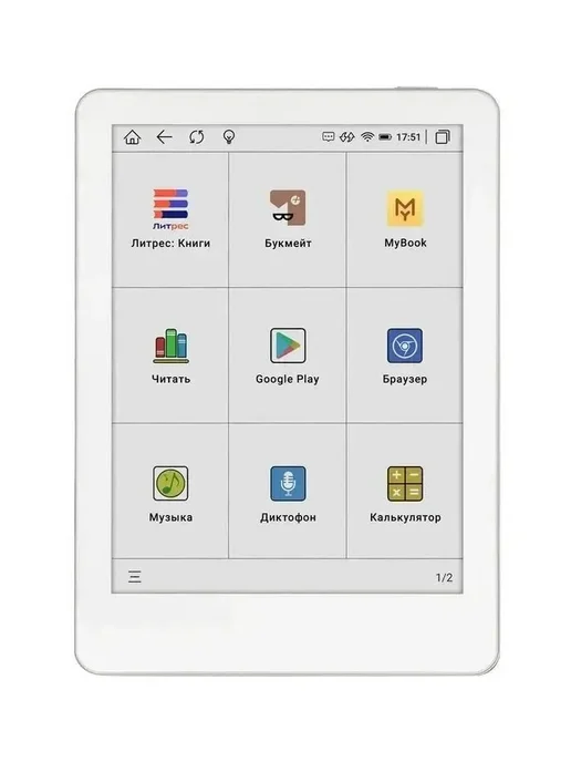 Электронная цветная читалка Meebook M6C, 6 дюймов, белый, фото 2