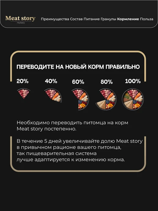 Сухой корм Meat Story для собак, мелкие, ягненок, 0,4 кг, фото 7