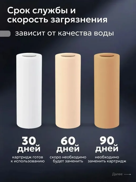 Сменные картриджи для душ-фильтра, 6 шт, 6 шт, фото 6
