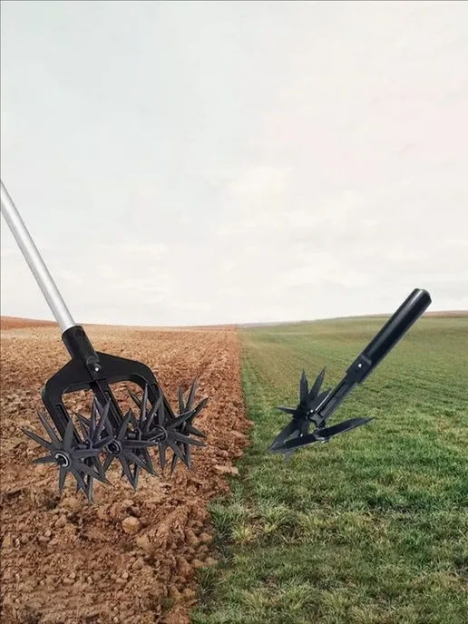 Аэратор для газона ручной, вариант