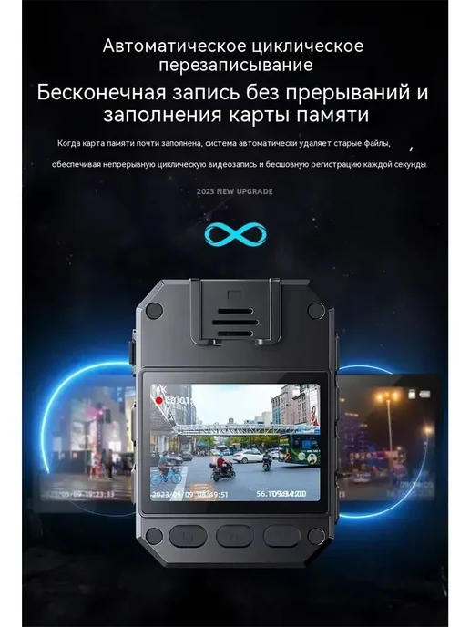 Носимый видеорегистратор 1080P WiFi ночное видение+карта32ГБ, 128 ГБ, фото 6