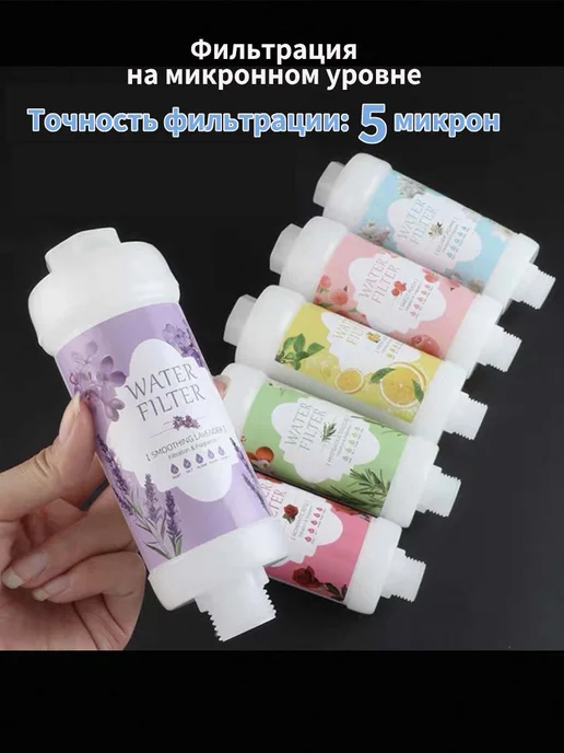 Фильтр для душа с ароматом мужского одеколона, зеленый, фото 3