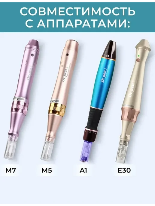 Dr.Pen Картридж 12 игл для дермапен, синий, 10 шт, 10 шт, фото 4
