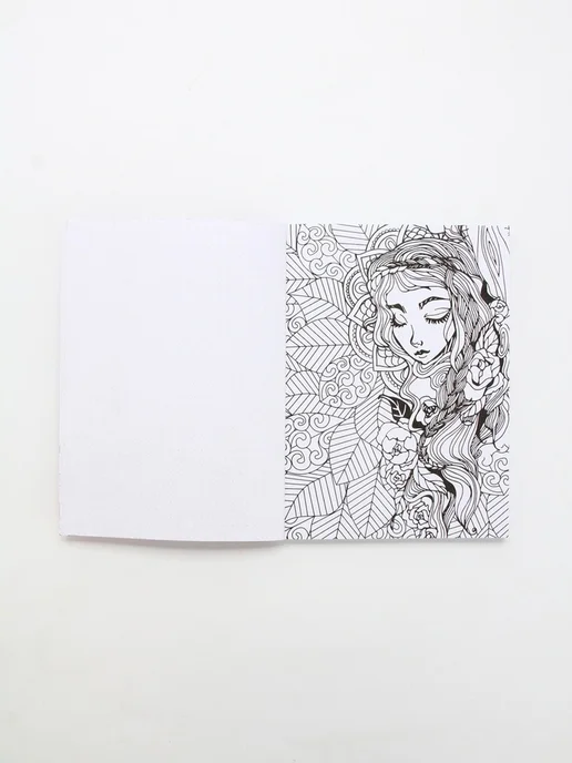 ArtFox Антистресс ежедневник раскраска А5 для креатива, вариант, фото 4