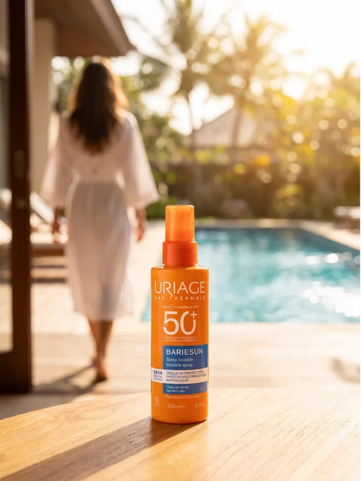 URIAGE Солнцезащитный спрей для кожи BARIESUN SPF 50+, 200мл, 200 мл, фото 7