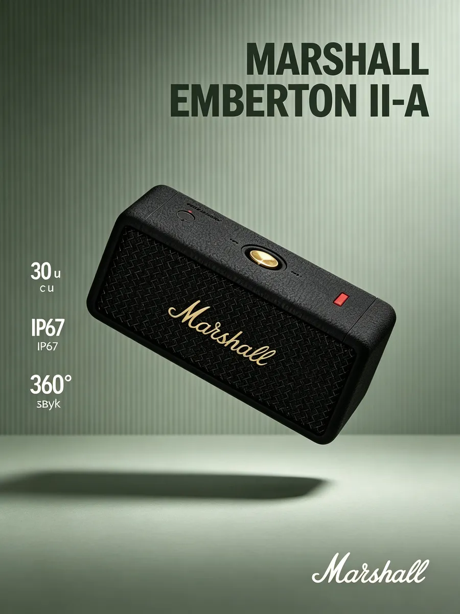 MARSHALL Мобильная колонка Emberton II