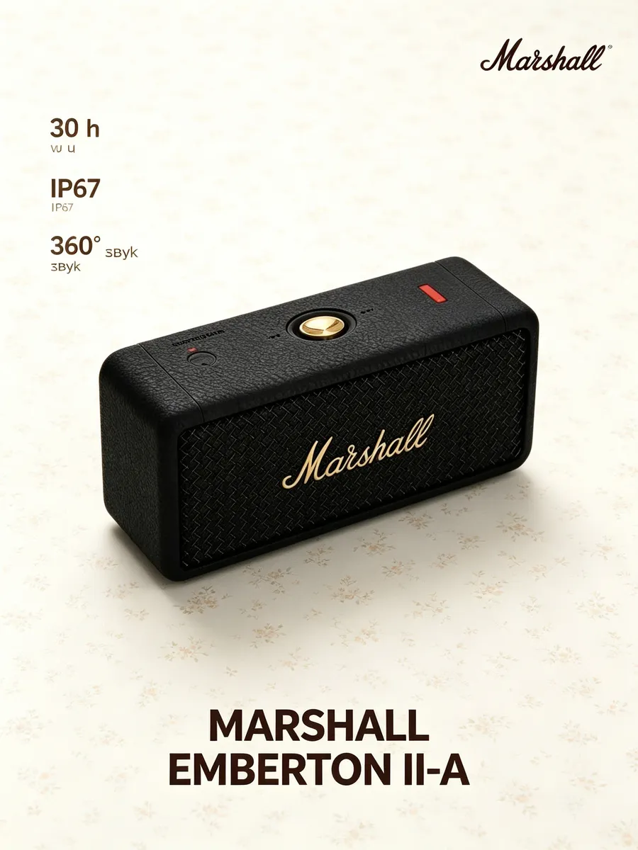 MARSHALL Современная колонка Emberton II