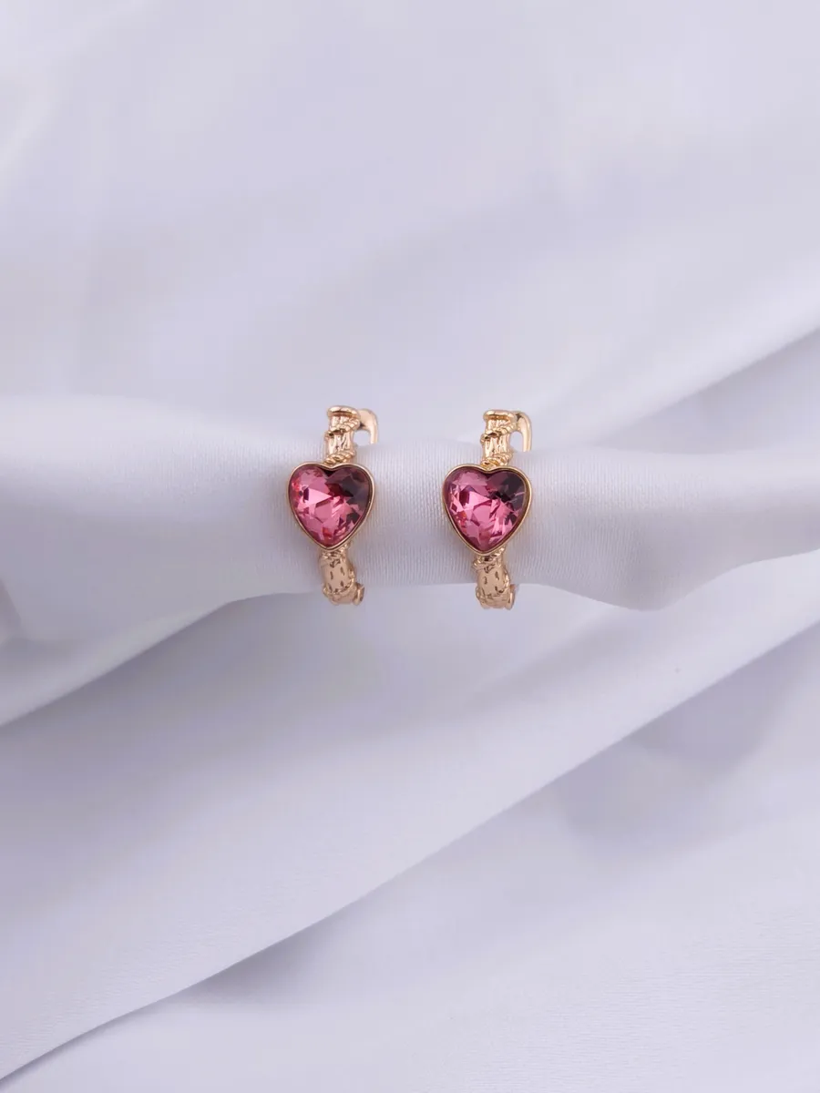 Серьги женские Swarovski, вставка 7 мм.