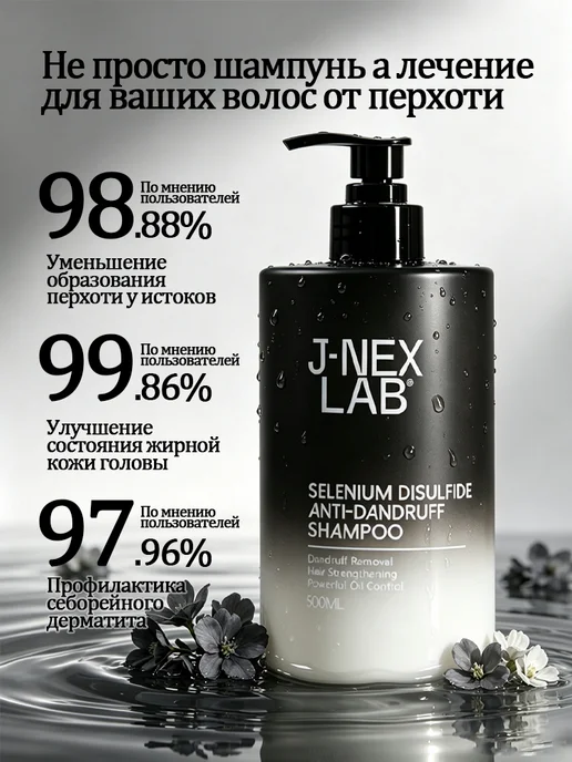 Мужской шампунь от перхоти и жирности кожи головы, вариант, фото 7