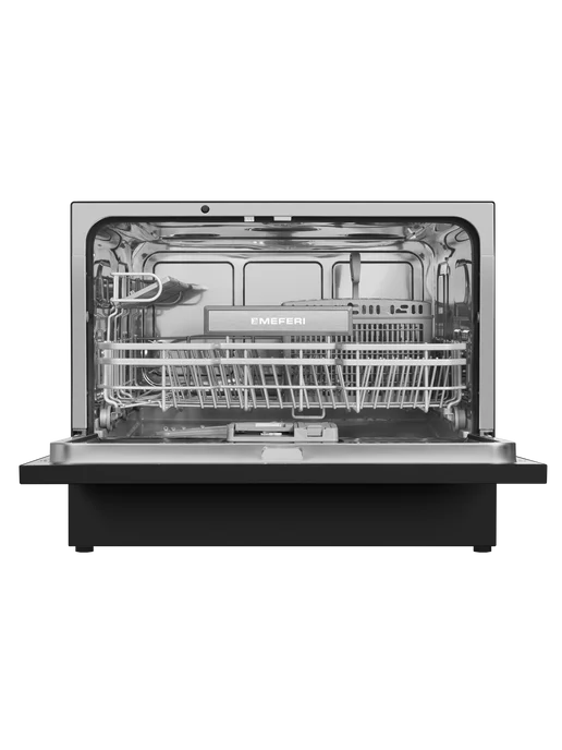 Meferi Настольная посудомоечная машина MDW4581BK FS COMPACT POWER, черный, фото 6