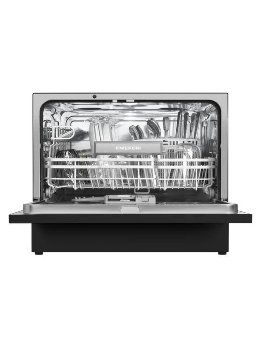 Meferi Настольная посудомоечная машина MDW4581BK FS COMPACT POWER, черный, фото 7